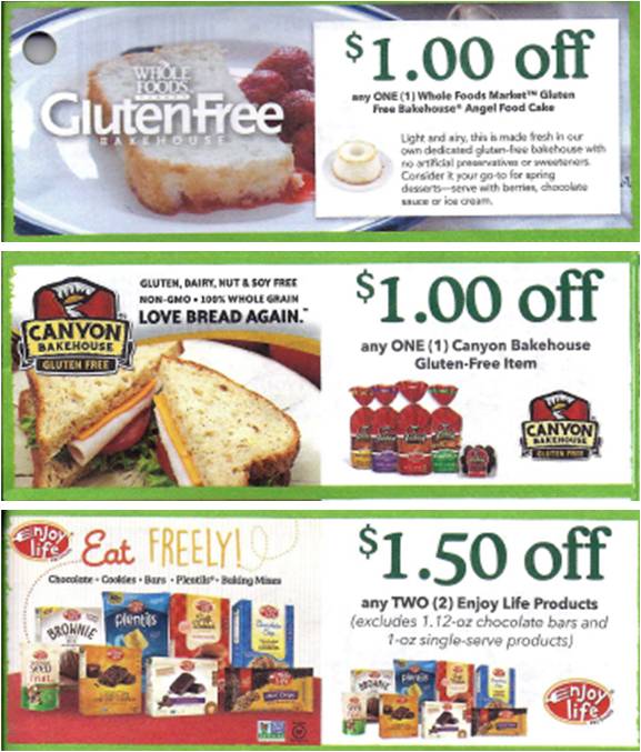 Gluten-Free Coupons